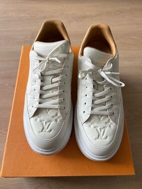 Louis Vuitton Beverly Hills White 2021 Monogram Trainers - Size 8.5